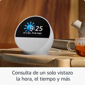 Alexa con reloj ideal para adulto mayor