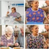 3 Baberos Para Adultos, Baberos De Alimentación