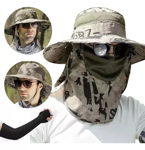 Gorra de pesca para adulto mayor