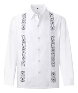 Guayabera para adulto mayor