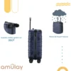 Maleta-De-Mano-20in-Praga-Cabina-Carry-On-10kg-Candado-Ruedas-360°