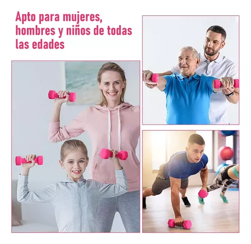 Mancuernas o pesas para adulto mayor