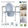 Silla con cómodo para adulto mayor