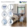Silla con cómodo para adulto mayor