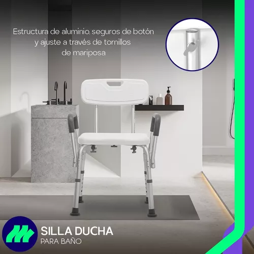 Silla de ducha para personas de la tercera edad