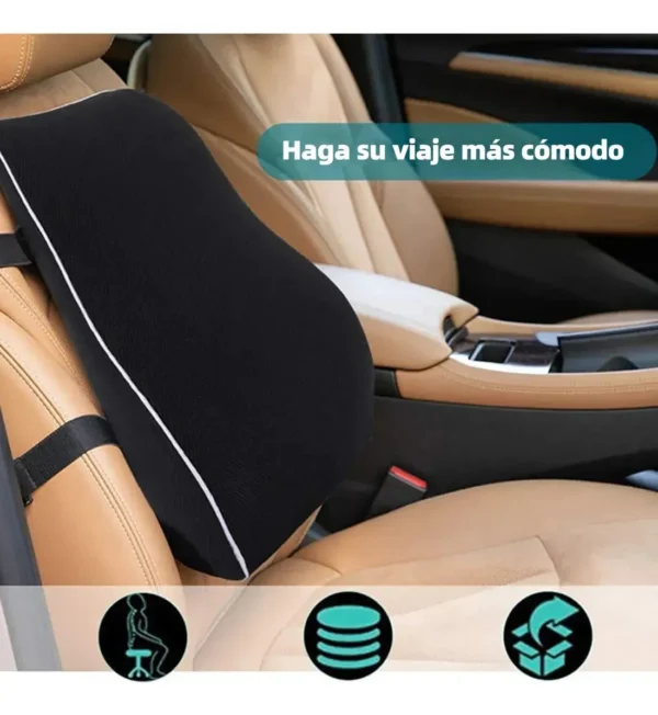 Almohada De Soporte Lumbar Cojín De Respaldo Coche Oficina