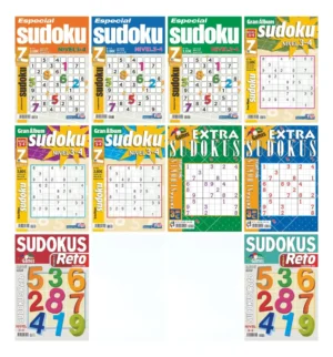 Sudokus Paquete 10 Revistas New Games