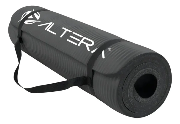 Tapete Yoga Portatil Ejercicio Pilates Correa Transportadora Color Lila Bruguer