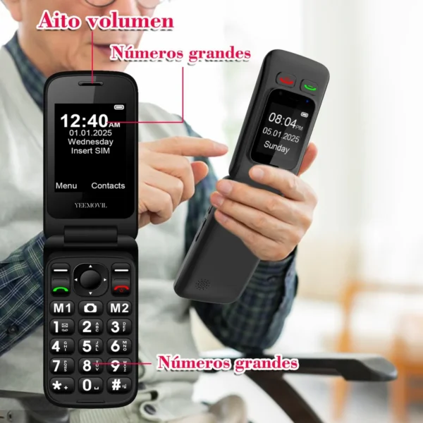 Teléfono Celular Para Adultos Mayores