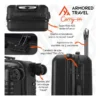 Maleta De Viaje De Mano Carry On 20p Tsa Lock Armored Travel