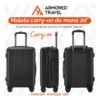 Maleta De Viaje De Mano Carry On 20p Tsa Lock Armored Travel