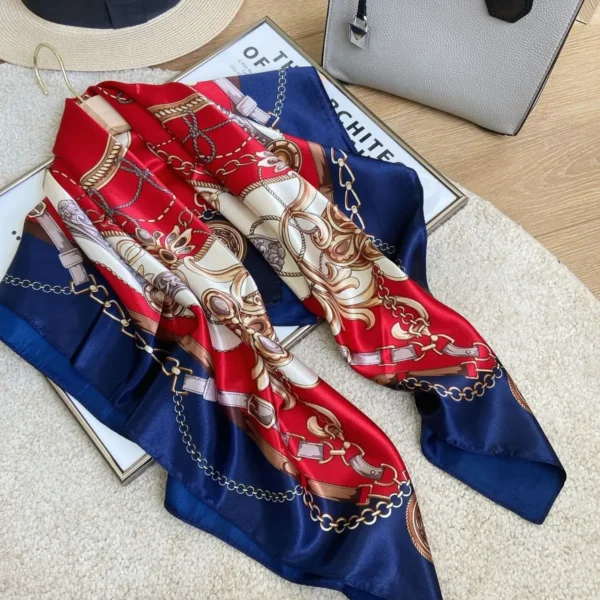 Mascada Ejecutiva Pashmina Pañoleta Para Dama Elegante Seda