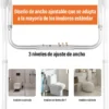Barandal,Barra de agarre, Apoyo Adulto Mayor, Baño, Inodoro Plateado