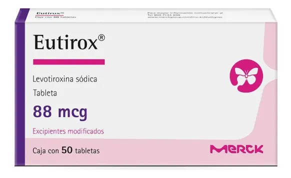 Eutirox Tabletas 88 Mcg, 50 Tabletas