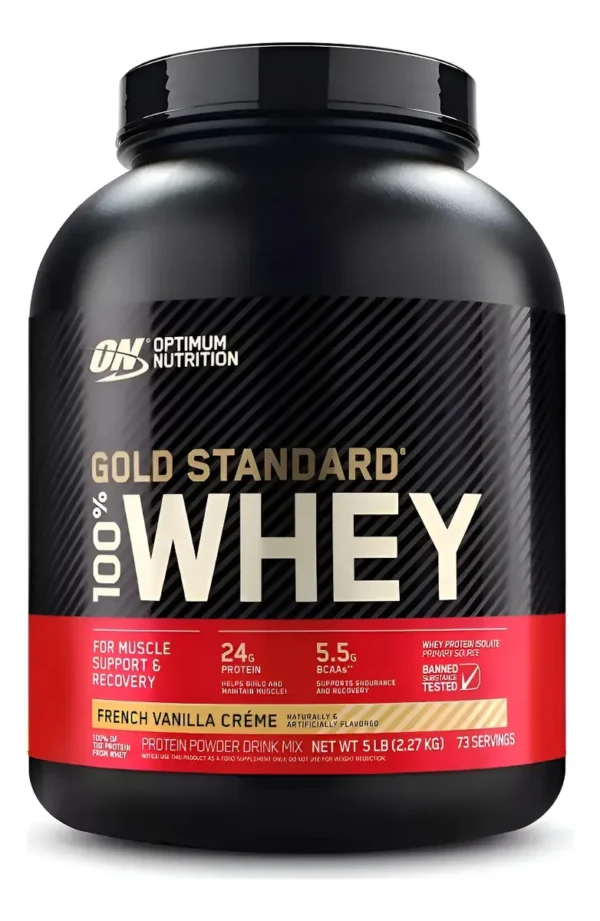 Whey Gold Standard On 100% 5 Lb Todos Los Sabores Mer Env 14