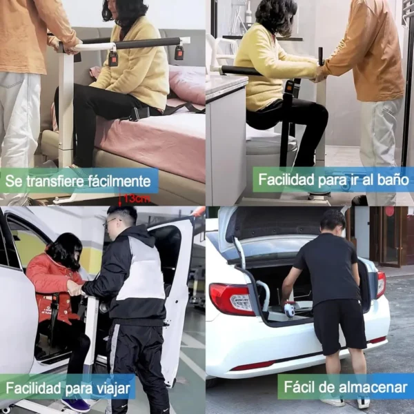 Grua transporte para adulto mayor