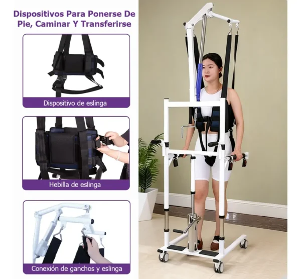 Silla De Transferencia Baño Elevador Hidráulico Ayuda Camina