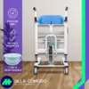 Silla con baño portatil movil