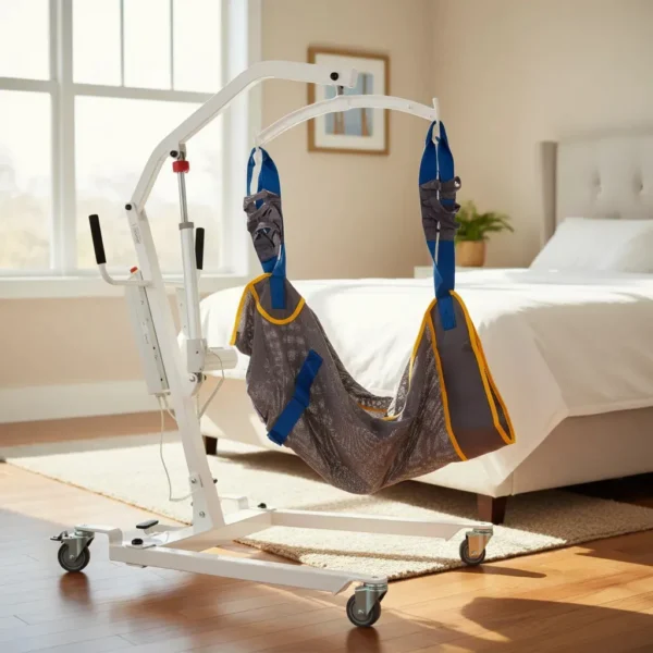 Grua electrica para pacientes