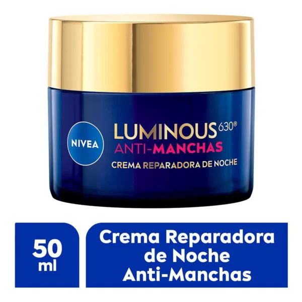 crema-aclarante-facial-de-noche-NIVEA-Luminous-630-Crema-Reparadora