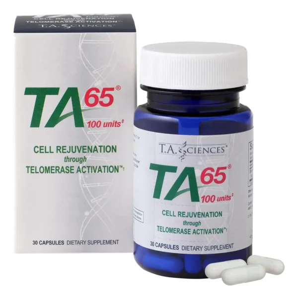 TA-65® Cápsulas 30 Pzas | Suplemento Anti Edad para Adultos Mayores