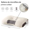 Almohada Memory Foam Ergonomica Ortopedica Suave Y Cómoda