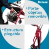 Andadera Ortopédica Todo Terreno con Asiento para Adultos Mayores