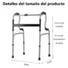 Andadera Ortopedicas Para Adultos Doble Apoyo Rollator