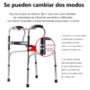 Andadera Ortopedicas Para Adultos Doble Apoyo Rollator