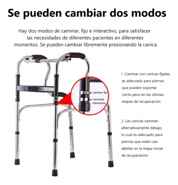 Andadera Ortopedicas Para Adultos Doble Apoyo Rollator
