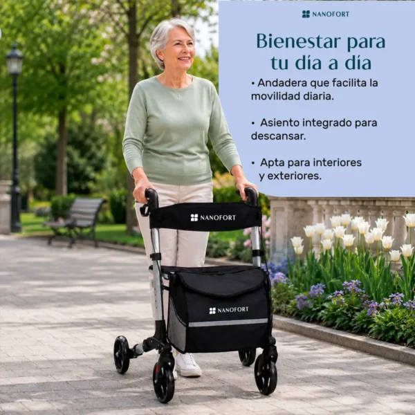 Andadera Silla Ortopedica Plegable Adulto Mayor