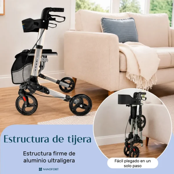 Andadera Silla Ortopedica Plegable Adulto Mayor
