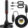 Antena de TV Digital 4K HD Para Interiores Con Amplificador de Señal