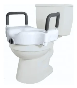 Aumento Para Wc Asiento Elevador Baño Descansabrazos Seguro