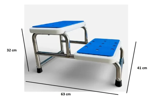 Escalón de 2 Peldaños para Cama y Baño