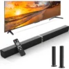 Barra de Sonido Mzeibo 60W 2.1 Canales Bluetooth HDMI AUX Negra Con Control