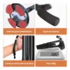 Bastón Portatil Plegable De Aluminio 4 Patas Con Luces Led