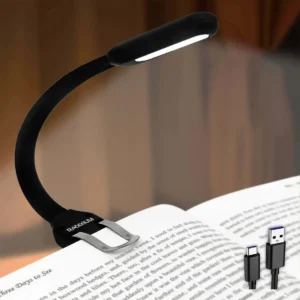 Lámpara de Lectura Recargable con 9 LED y Brillo Regulable