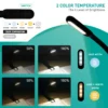 Lámpara de Lectura Recargable con 9 LED y Brillo Regulable