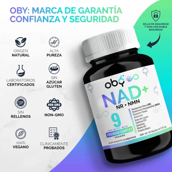 Nad+ Resveratrol Premium 9 Ingredientes