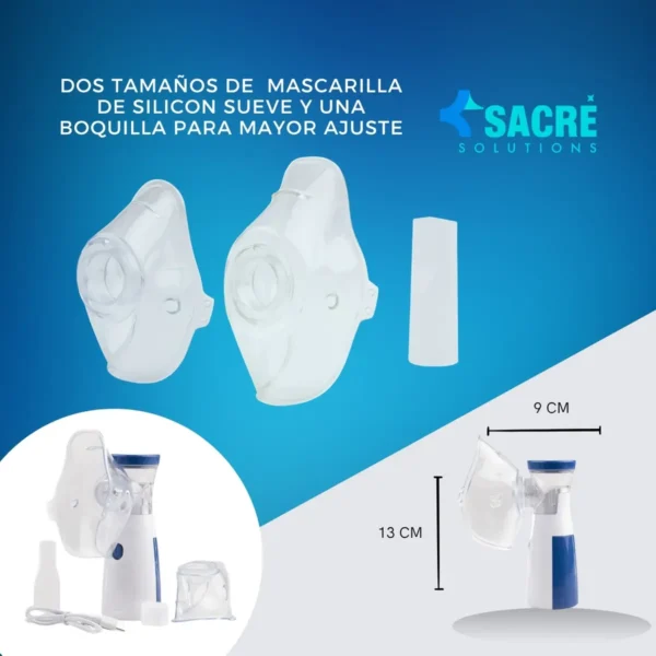 Nebulizador Ultrasónico Inalámbrico para Adultos Mayores