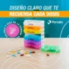 Pastillero Semanal Portátil para Adultos Mayores
