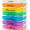 Pastillero Semanal Portátil para Adultos Mayores