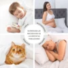 Protector Cubre Colchón Impermeable Decoración 198x203 King Color Blanco Puro Oscuro Diseño De La Tela Liso