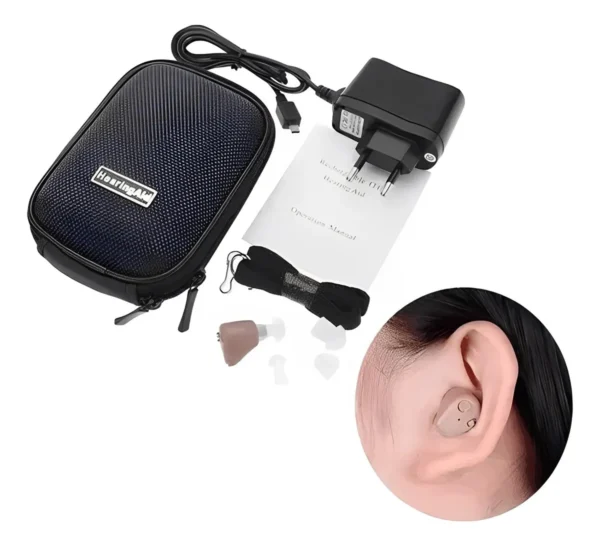 Pulsovital Aparato Auditivo Ite Recargable Amplificador Sonido Sordera K88