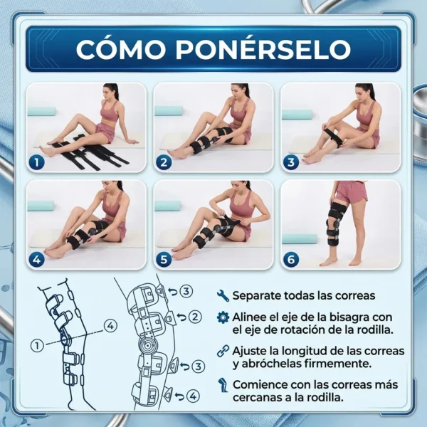 Rodillera Estabilizadora Ajustable Glimall