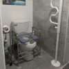 Soporte Para Inodoro Con Apoyabrazos, Ajustable En Altura