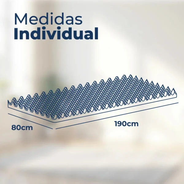 Colchon Cascaron De Huevo Para Cama Antillagas Y Antiescaras