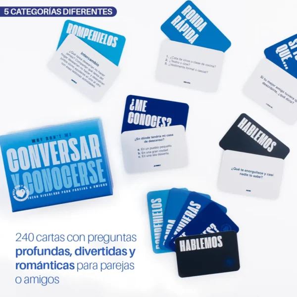 Juego De Cartas Para Parejas, 240 Cartas Para Conversar