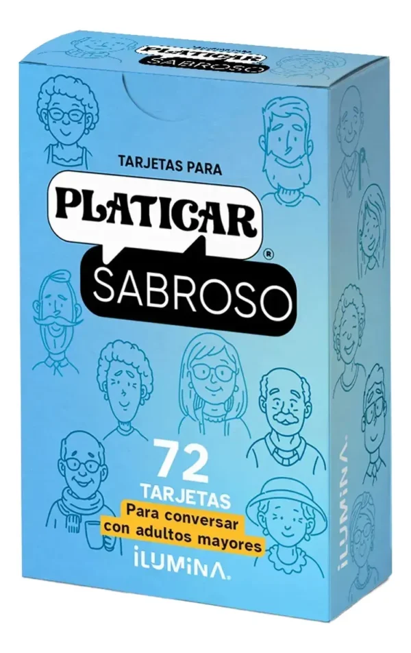 Platicar Sabroso Tarjetas Conversacionales, Adultos Mayores